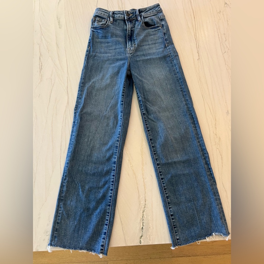 High Waist Straight Leg Hidden Jeans
